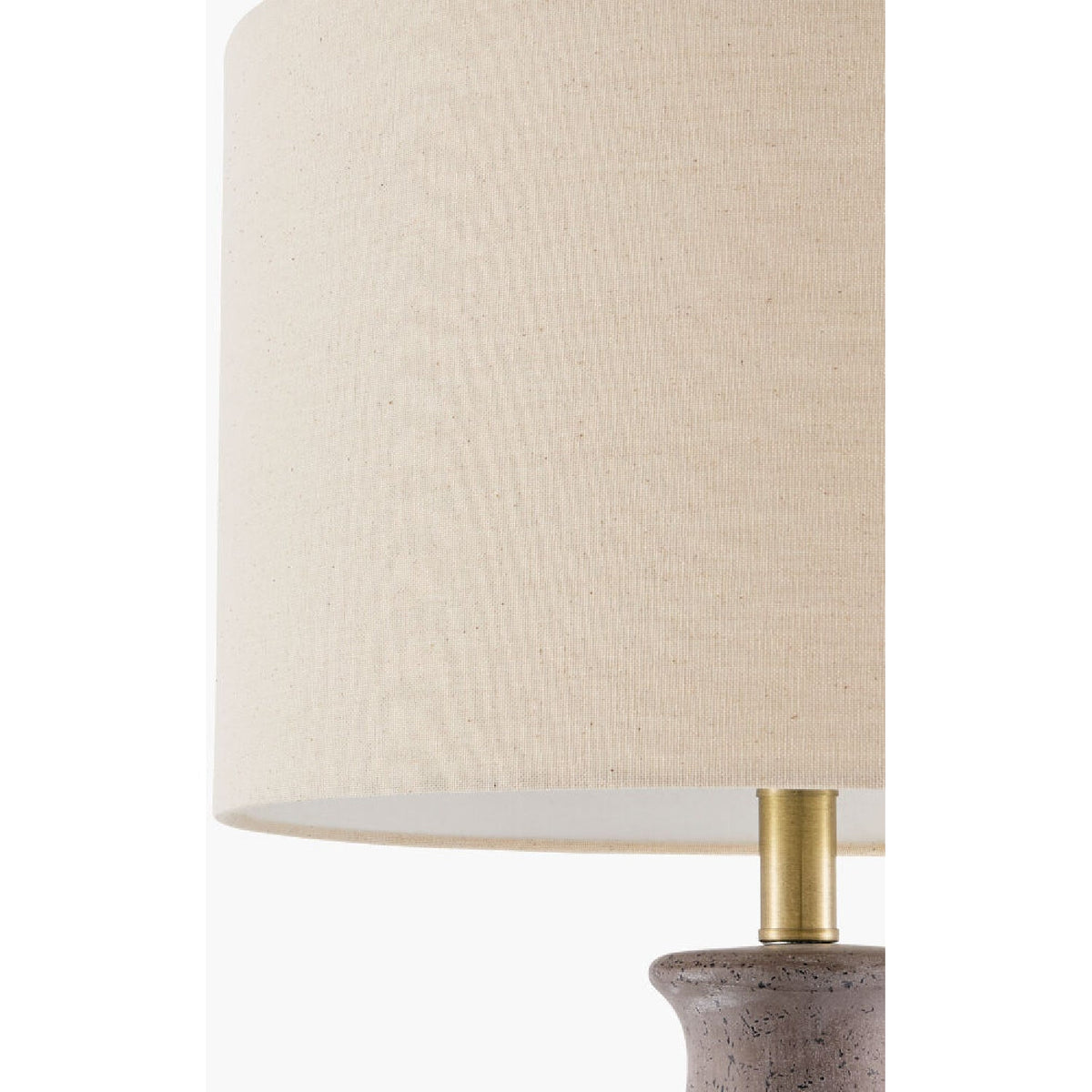 Modern European furniture - Linen Drum Shade Table Lamp - www.oroa.com