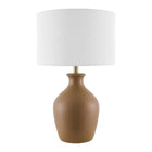 Modern European furniture - Linen Drum Shade Table Lamp - www.oroa.com