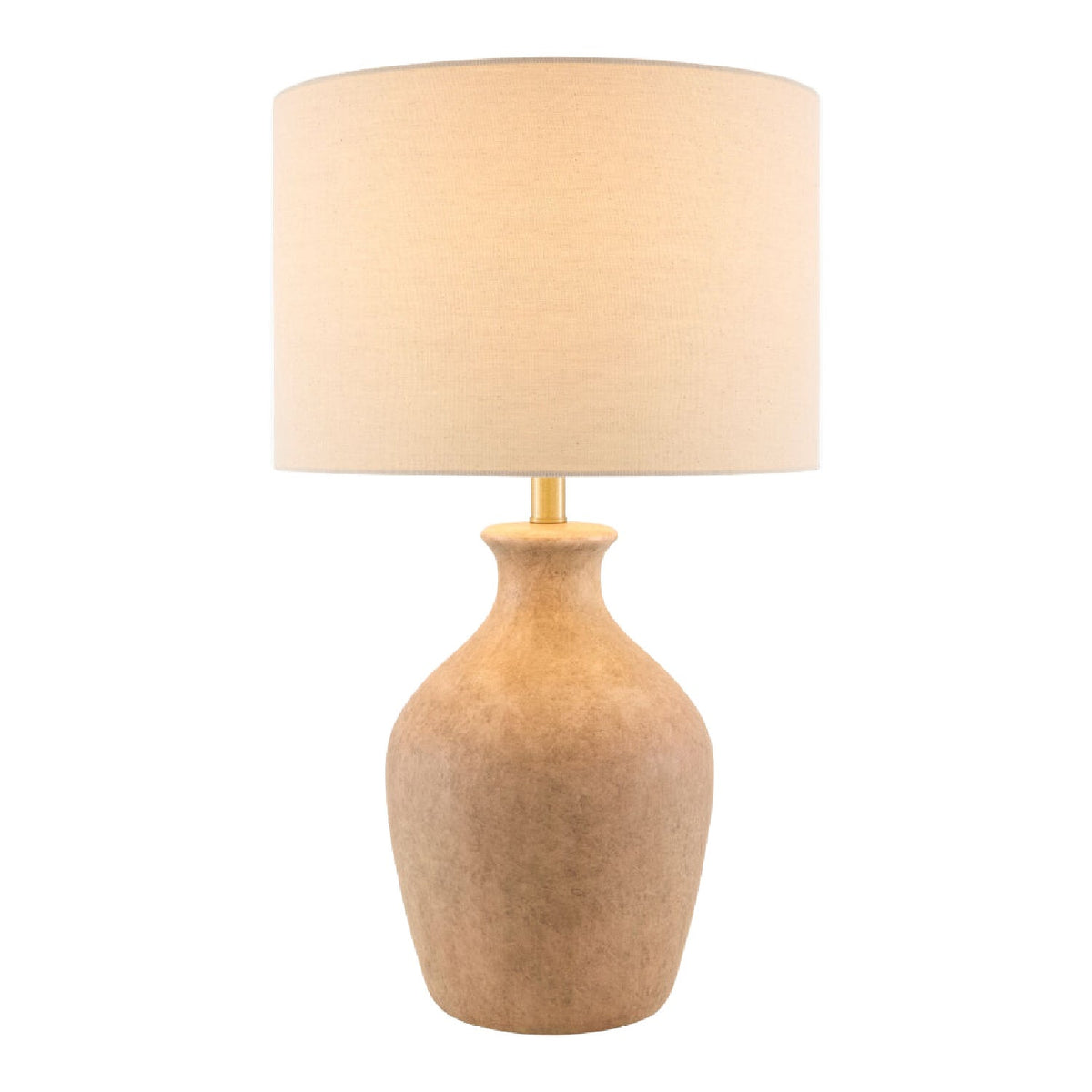 Modern European furniture - Linen Drum Shade Table Lamp - www.oroa.com