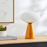 Modern European furniture - Oval White Glass Table Lamp - www.oroa.com