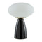 Modern European furniture - Oval White Glass Table Lamp - www.oroa.com