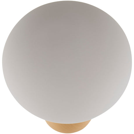 Modern European furniture - Oval White Glass Table Lamp - www.oroa.com