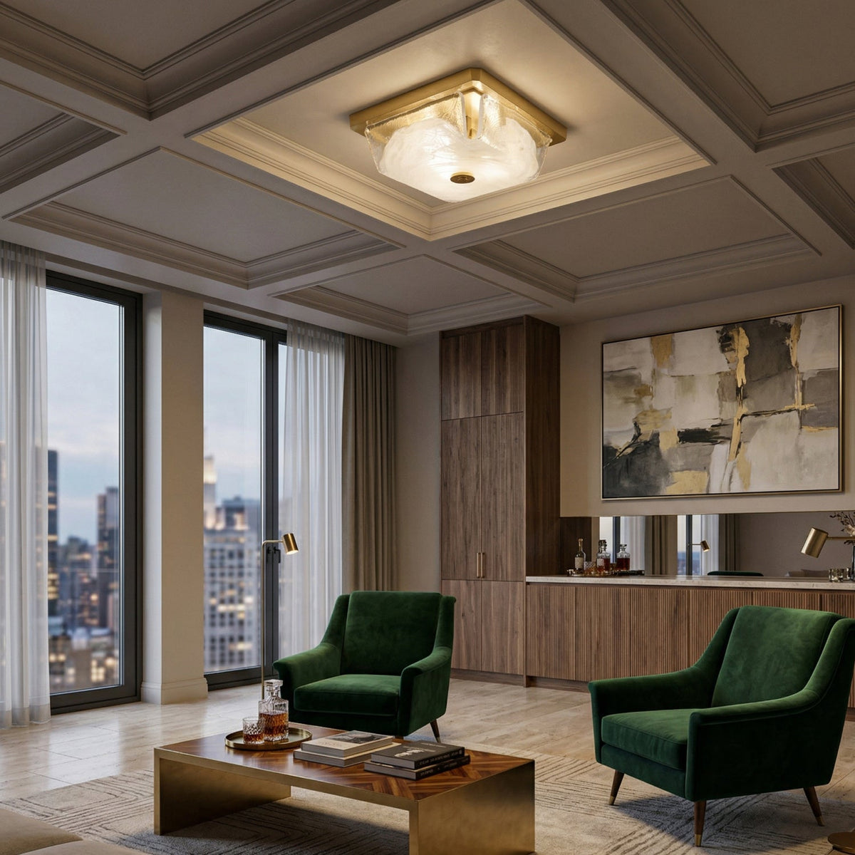 Modern European furniture - Gold Clear Glass Wall Lamp - www.oroa.com