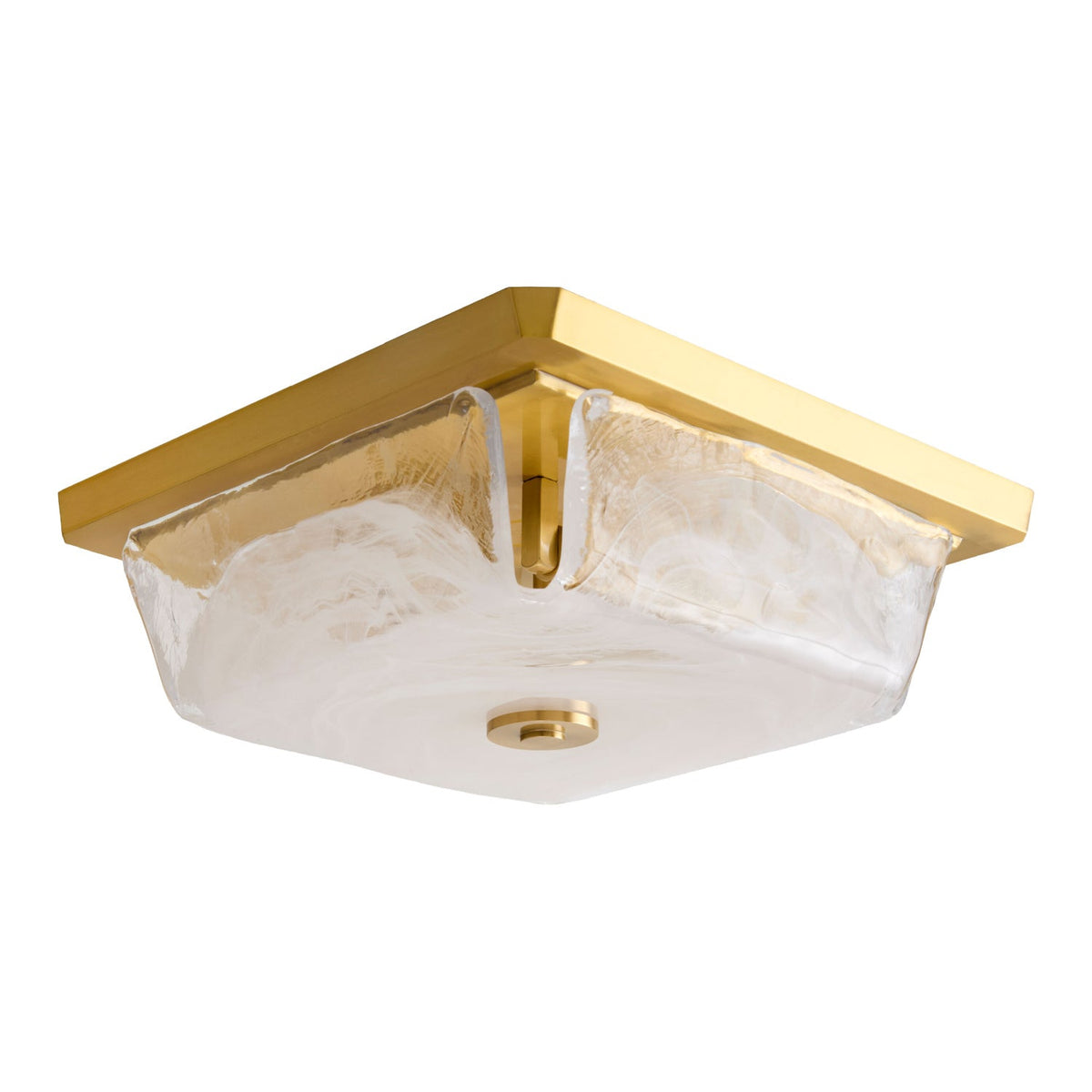 Modern European furniture - Gold Clear Glass Wall Lamp - www.oroa.com