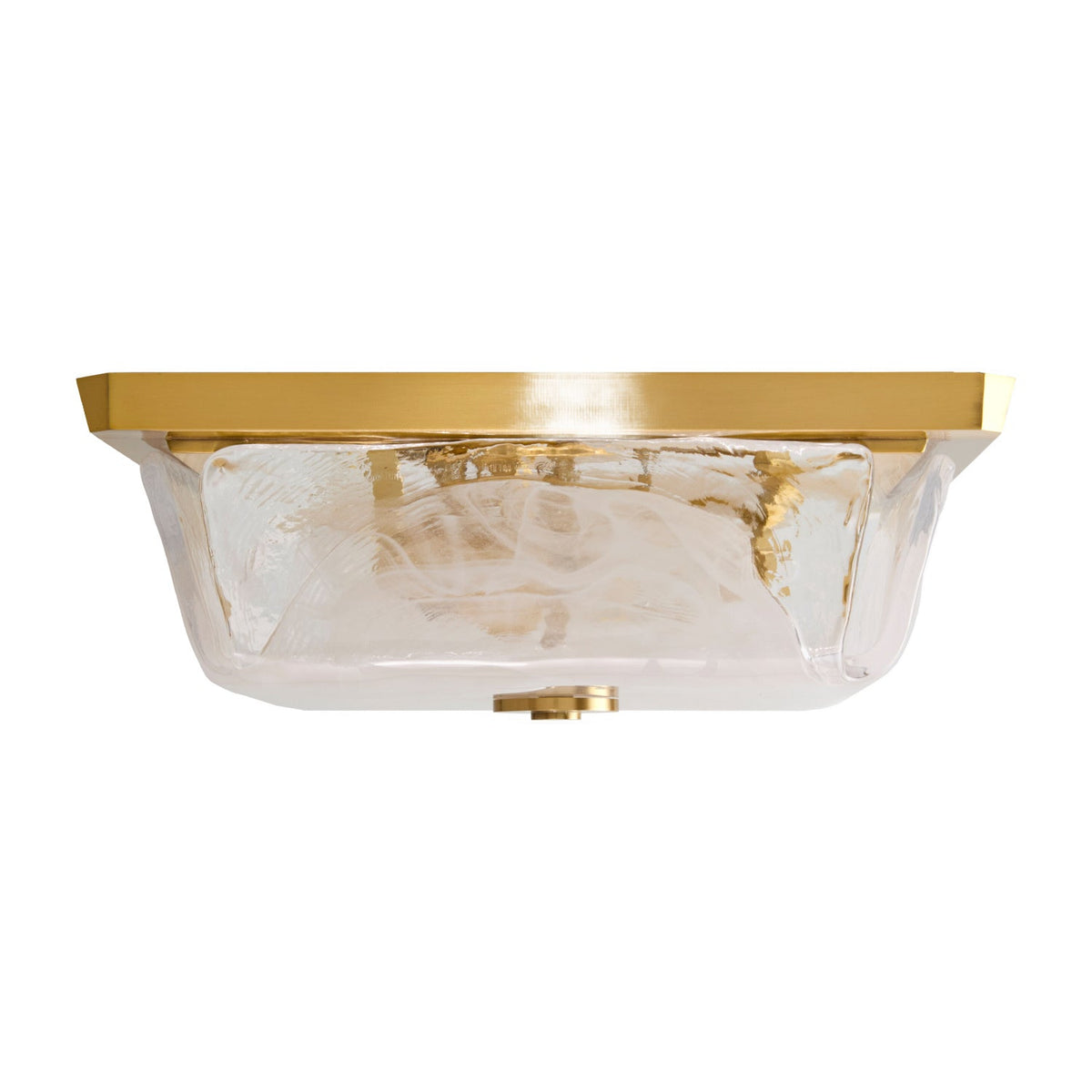 Modern European furniture - Gold Clear Glass Wall Lamp - www.oroa.com