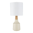 Modern European furniture - Drum Linen Shade Table Lamp - www.oroa.com