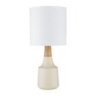Modern European furniture - Drum Linen Shade Table Lamp - www.oroa.com