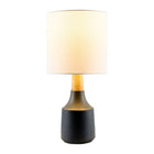 Modern European furniture - Drum Linen Shade Table Lamp - www.oroa.com