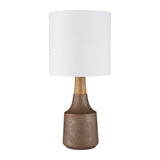 Modern European furniture - Drum Linen Shade Table Lamp - www.oroa.com