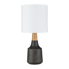 Modern European furniture - Drum Linen Shade Table Lamp - www.oroa.com
