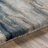Modern European furniture - Multicolored Viscose Wool Blend Carpet - www.oroa.com