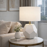 Modern European furniture - Faceted Glass Accent Table Lamp - www.oroa.com