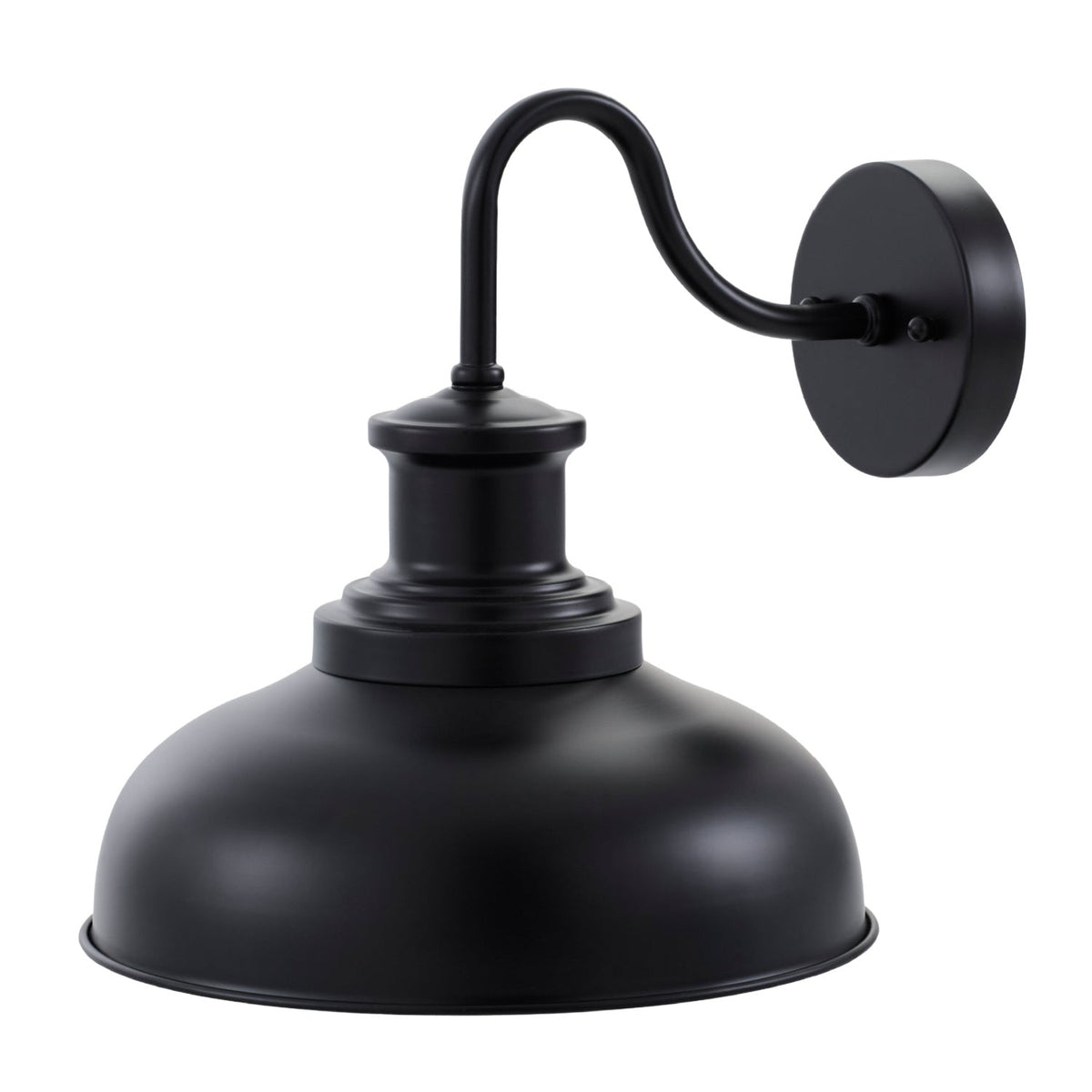 Modern European furniture - Black Metal Wall Lamp - www.oroa.com