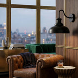 Modern European furniture - Black Metal Wall Lamp - www.oroa.com