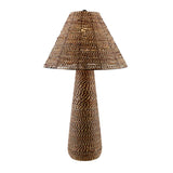 Modern European furniture - Rattan Wrapped Table Lamp - www.oroa.com