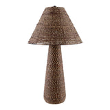 Modern European furniture - Rattan Wrapped Table Lamp - www.oroa.com