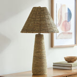 Modern European furniture - Rattan Wrapped Table Lamp - www.oroa.com