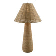 Modern European furniture - Rattan Wrapped Table Lamp - www.oroa.com