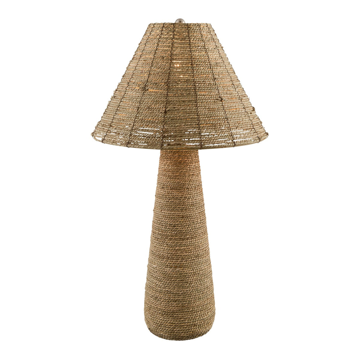 Modern European furniture - Rattan Wrapped Table Lamp - www.oroa.com