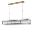 Modern European furniture - Glass Panels 10-Light Chandelier - www.oroa.com