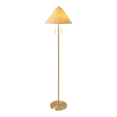 Modern European furniture - Rattan Empire Shade Floor Lamp - www.oroa.com