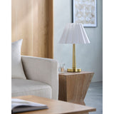 Modern European furniture - Iron Base Linen Table Lamp - www.oroa.com