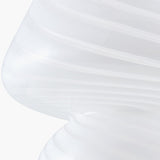 Modern European furniture - Painted White Glass Table Lamp - www.oroa.com