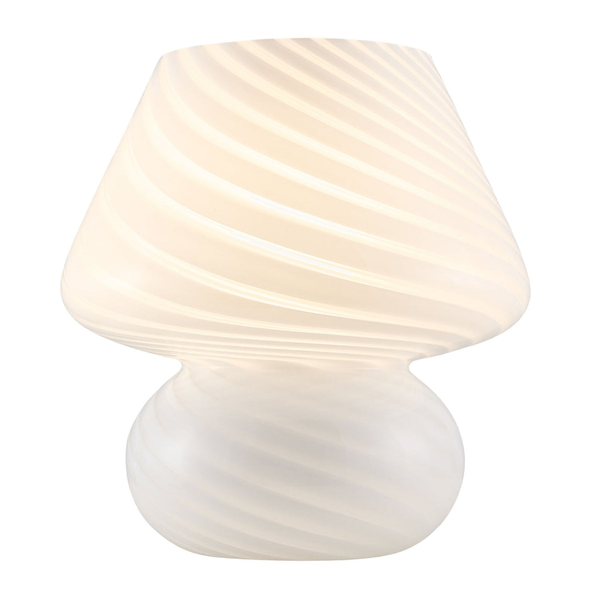 Modern European furniture - Painted White Glass Table Lamp - www.oroa.com