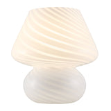 Modern European furniture - Painted White Glass Table Lamp - www.oroa.com