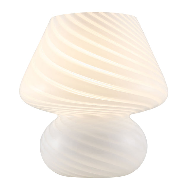 Modern European furniture - Painted White Glass Table Lamp - www.oroa.com