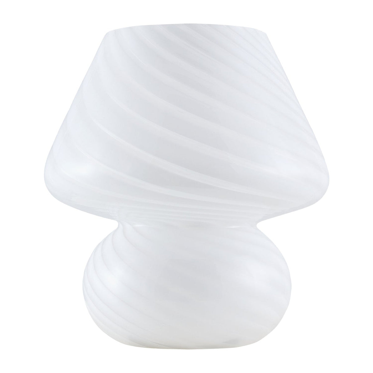 Modern European furniture - Painted White Glass Table Lamp - www.oroa.com