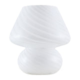 Modern European furniture - Painted White Glass Table Lamp - www.oroa.com