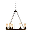 Modern European furniture - Copper Ring 5-Light Chandelier - www.oroa.com