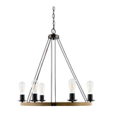 Modern European furniture - Copper Ring 5-Light Chandelier - www.oroa.com