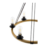 Modern European furniture - Copper Ring 5-Light Chandelier - www.oroa.com
