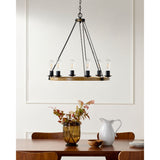 Modern European furniture - Copper Ring 5-Light Chandelier - www.oroa.com