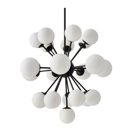 Modern European furniture - Glass Globes 22-Light Chandelier - www.oroa.com