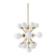Modern European furniture - Glass Globes 22-Light Chandelier - www.oroa.com