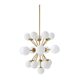 Modern European furniture - Glass Globes 22-Light Chandelier - www.oroa.com