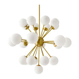 Modern European furniture - Glass Globes 25-Light Chandelier - www.oroa.com