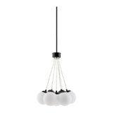 Modern European furniture - Glass Globes 7-Light Chandelier - www.oroa.com