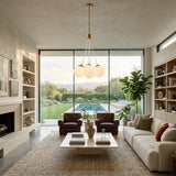 Modern European furniture - Glass Globes 7-Light Chandelier - www.oroa.com