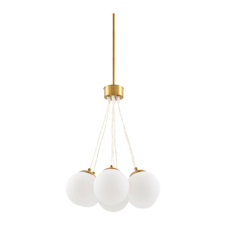 Modern European furniture - Glass Globes 7-Light Chandelier - www.oroa.com
