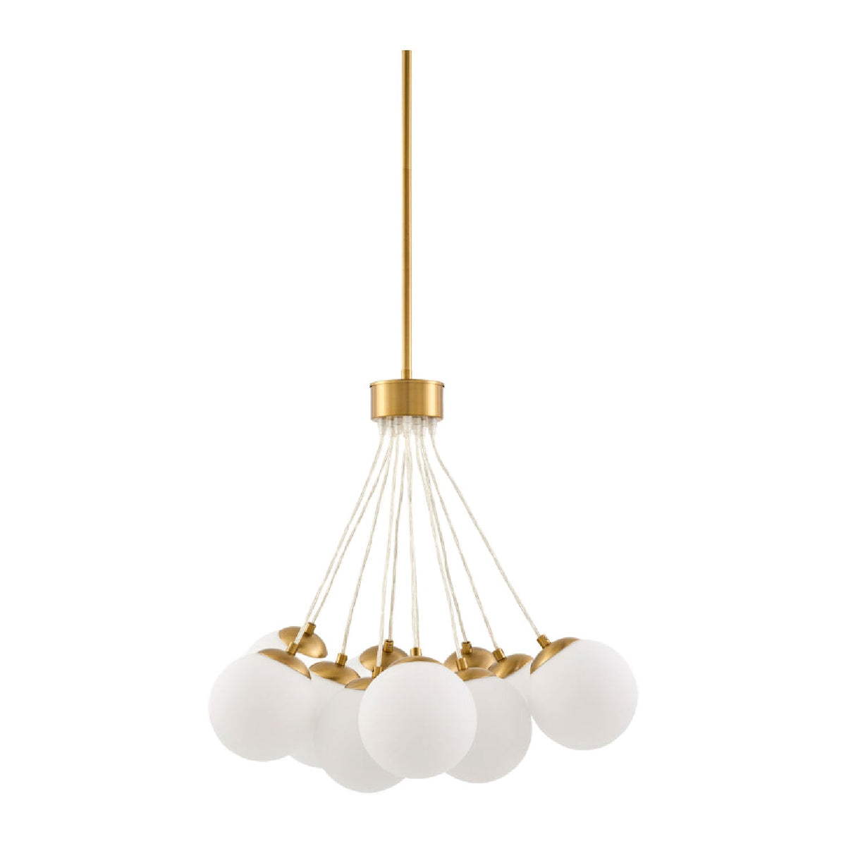 Modern European furniture - Glass Globes 11-Light Chandelier - www.oroa.com