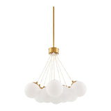 Modern European furniture - Glass Globes 11-Light Chandelier - www.oroa.com