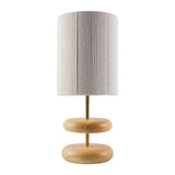 Modern European furniture - White Jute Accent Table Lamp - www.oroa.com
