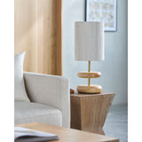 Modern European furniture - White Jute Accent Table Lamp - www.oroa.com