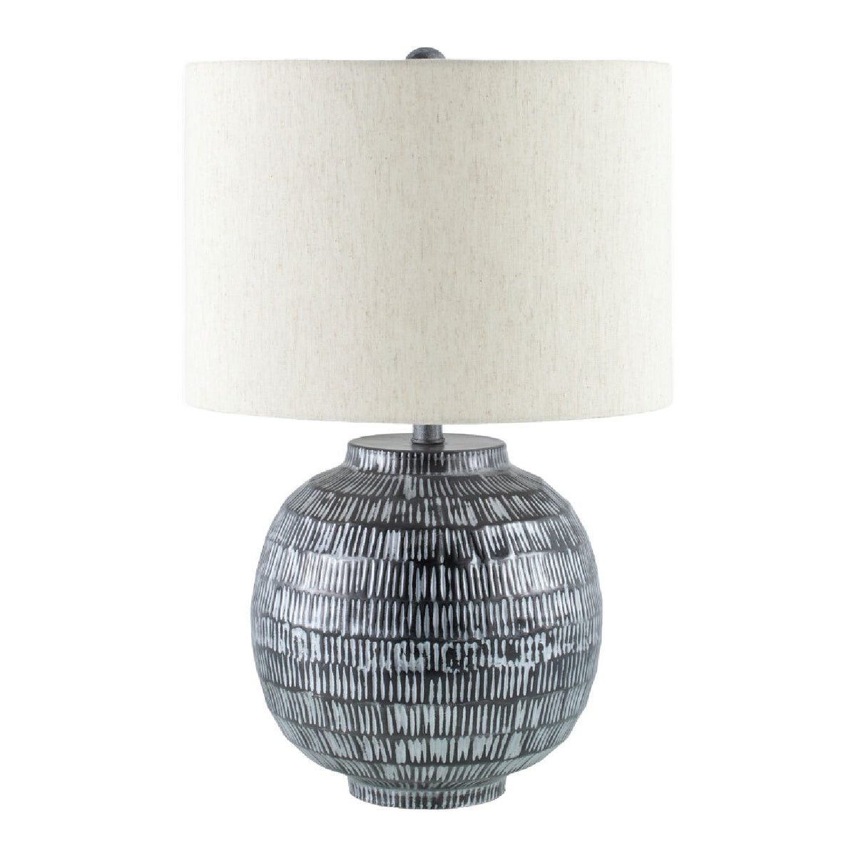 Modern European furniture - Antiqued Black Accent Table Lamp - www.oroa.com