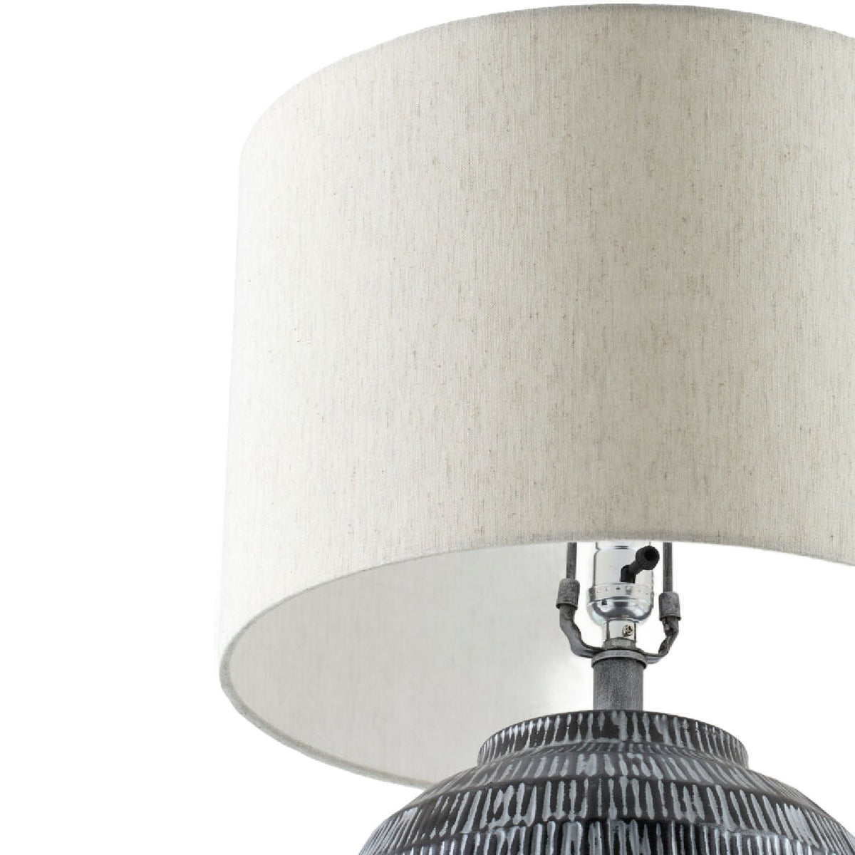 Modern European furniture - Antiqued Black Accent Table Lamp - www.oroa.com