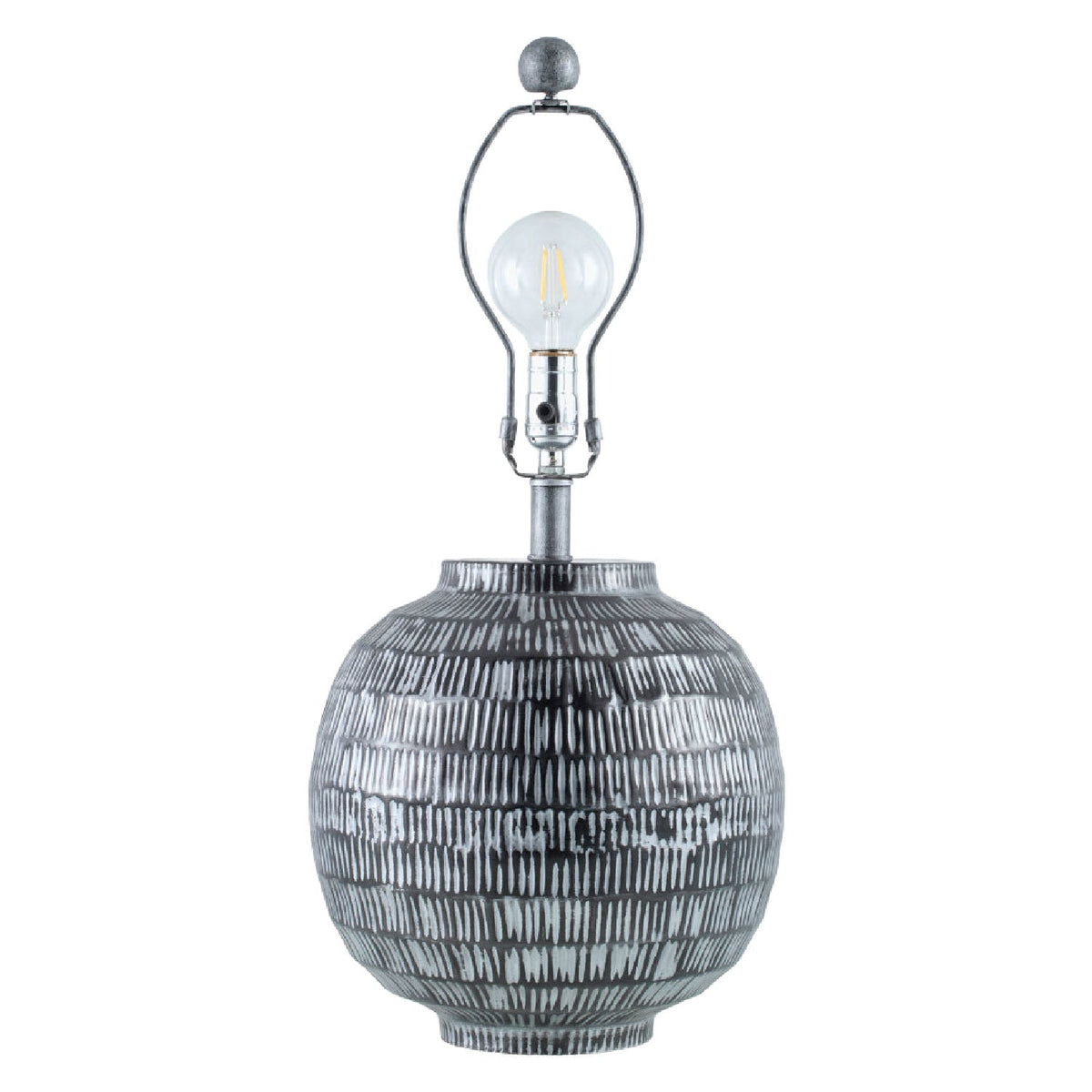 Modern European furniture - Antiqued Black Accent Table Lamp - www.oroa.com